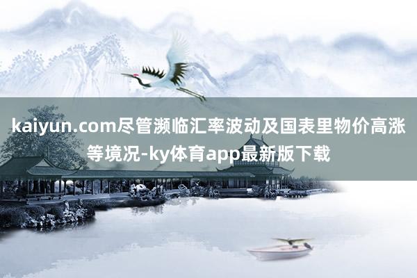 kaiyun.com盡管瀕臨匯率波動及國表里物價高漲等境況-ky體育app最新版下載